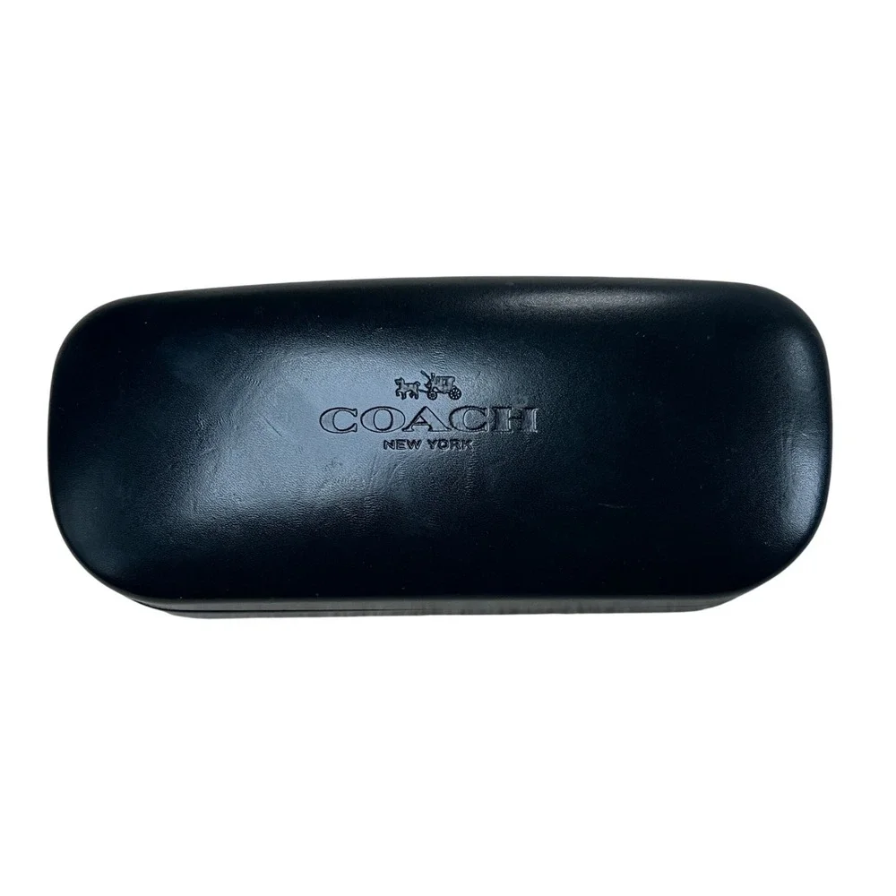 Authentic Coach Eyeglass Case w/ Sealed Cleaning Cloth Sunglasses Case Hardshell